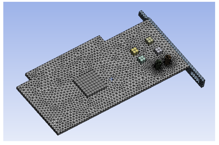 3D surface mesh, Case 1 coarse