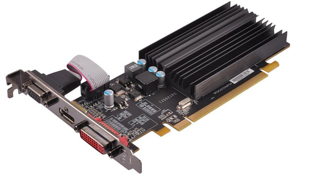 Real 2GB graphics card, reference geometry