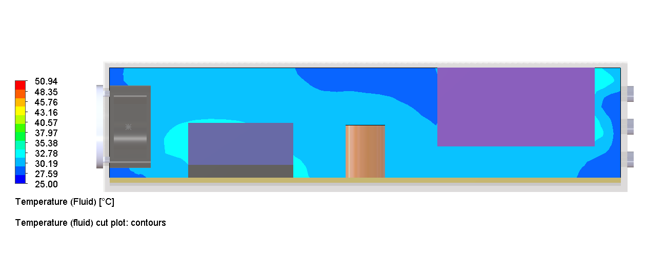 Case 04, fluid temperature showing thermal field reference for stress comparison